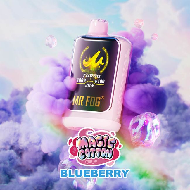 Magic Cotton Blueberry Mr Fog Nova 36K  Disposable Vape(NEW) - VapeBest