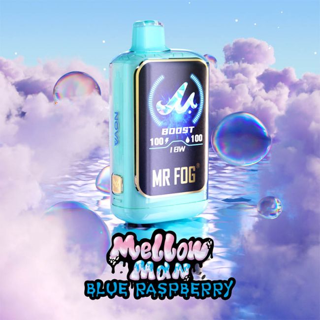 Mellow Man Blue Raspberry Mr Fog Nova 36K  Disposable Vape(NEW) - VapeBest