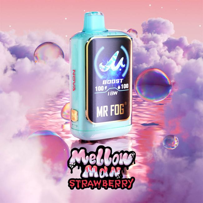 Mellow Man Strawberry Mr Fog Nova 36K  Disposable Vape(NEW) - VapeBest