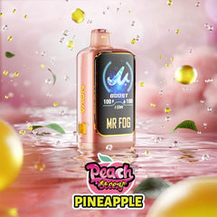 Peach Steezy Pineapple Mr Fog Nova 36K  Disposable Vape(NEW)
