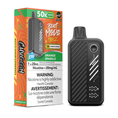 Orange Sparkle Iced Flavour Beast Beast Mode Max 2 50K Disposable Vape