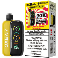 Strawberry Lemon-Oxbar x Rocky Vapor Maglink Hybrid 90K Disposable Vape