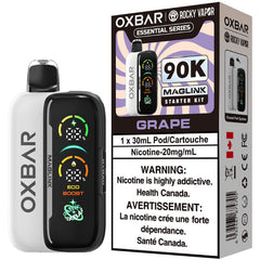 Grape-Oxbar x Rocky Vapor Maglink Hybrid 90K Disposable Vape