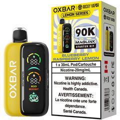 Blueberry Raspberry Lemon-Oxbar x Rocky Vapor Maglink Hybrid 90K Disposable Vape