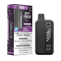 Purple Sparkle Iced Flavour Beast Beast Mode Max 2 50K Disposable Vape