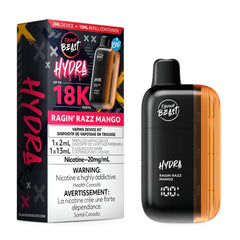 Ragin' Razz Mango Iced Flavour Beast Hydra 18K Disposable Vape