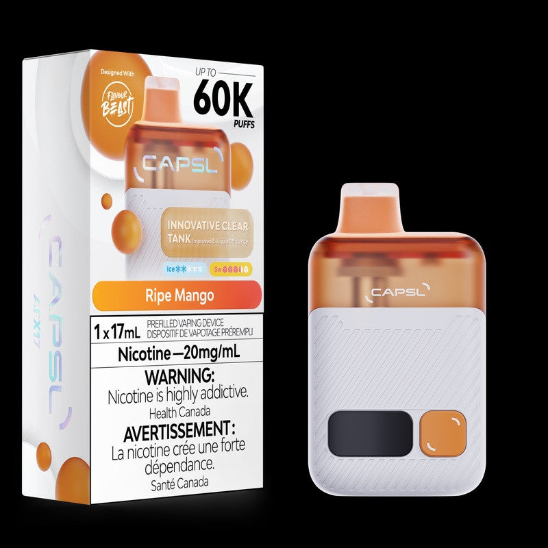 Ripe Mango Flavour Beast CAPSL 60K Disposable Vape
