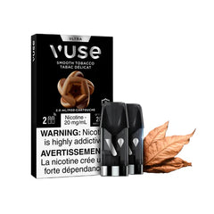 Smooth Tobacco Flavor Vuse Ultra Pods 2pk Pre-Filled Pods