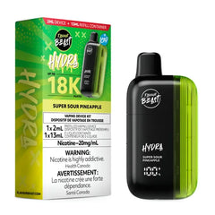 Super Sour Pineapple Iced Flavour Beast Hydra 18K Disposable Vape