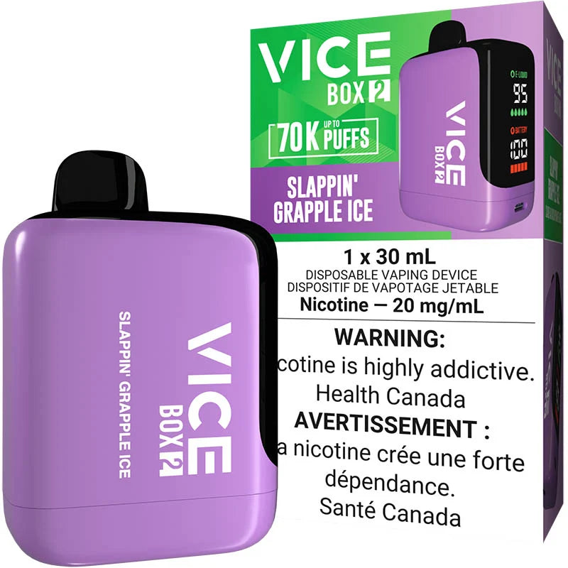 Slappin' Grapple Ice Vice Box 2 Disposable Vape