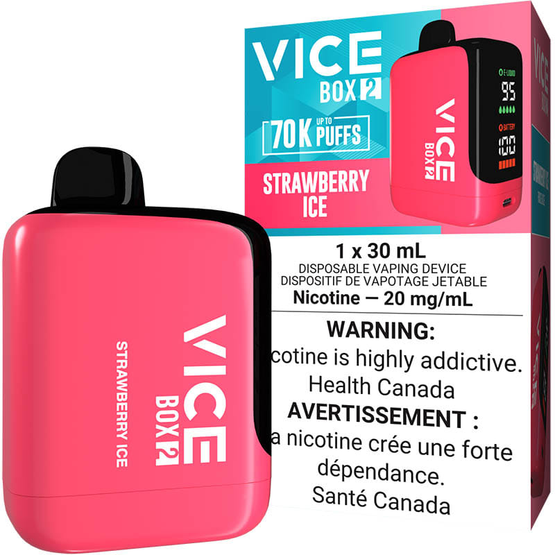 Strawberry Ice Vice Box 2 Disposable Vape