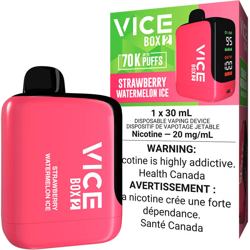 Strawberry Watermelon Ice Vice Box 2 Disposable Vape