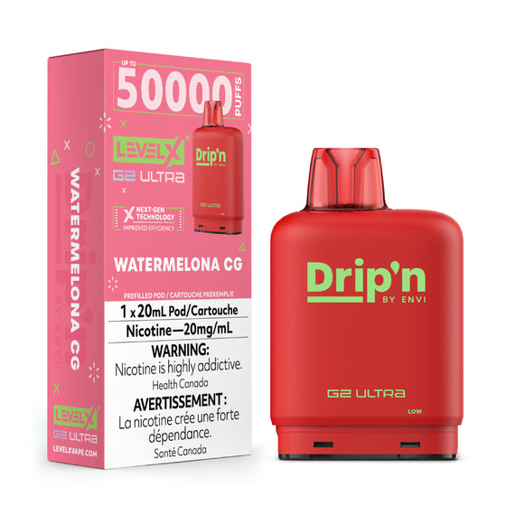 Watermelon CG -Drip'n Level X G2 Ultra 50k - VapeBest